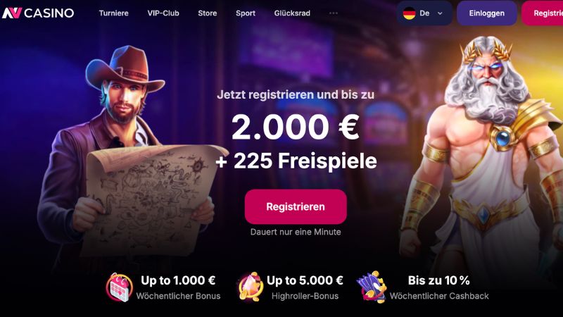 NV Casino Screenshot Spielbereich